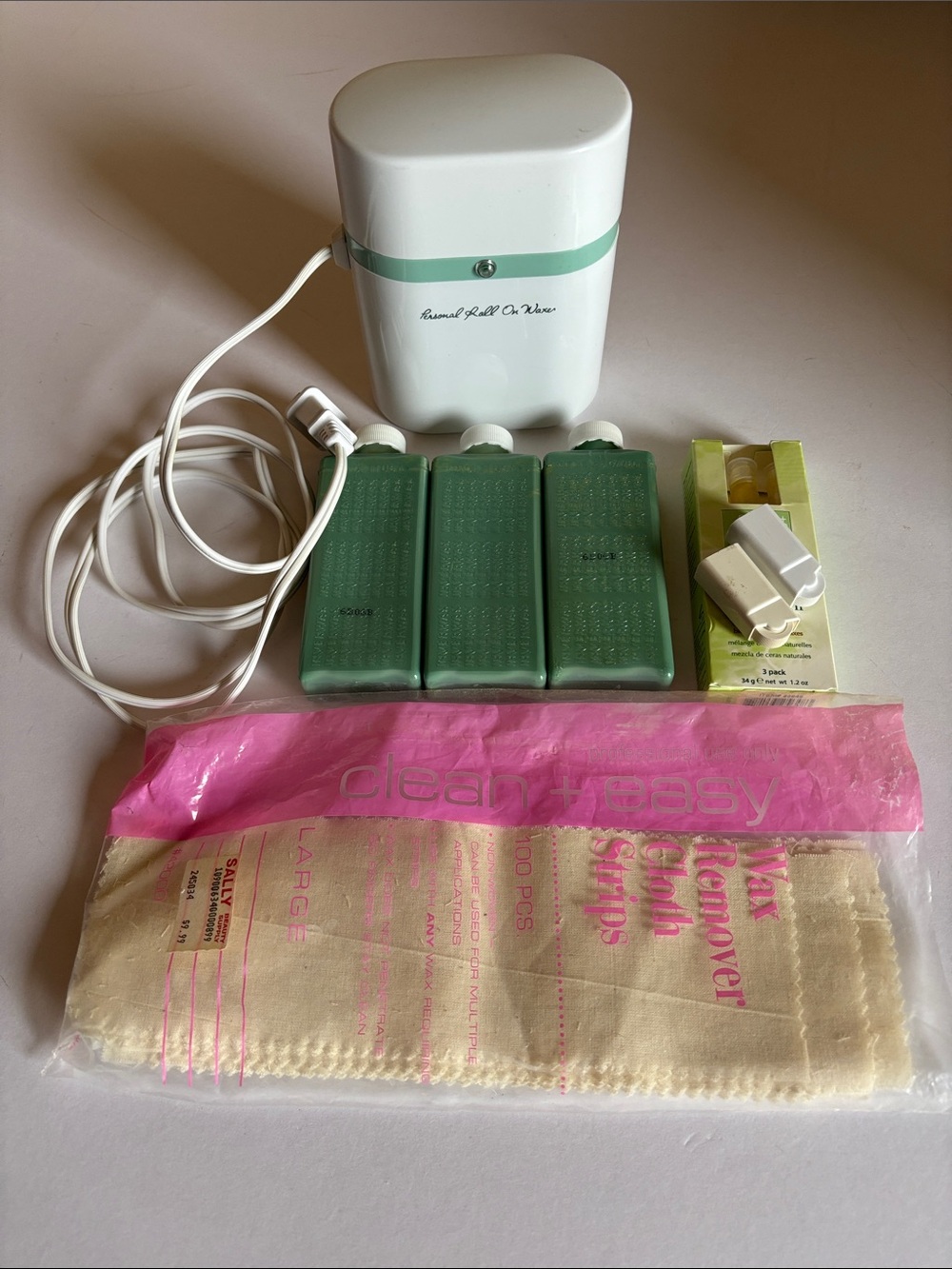 Clean + Easy Personal Roll-On Wax Warmer set